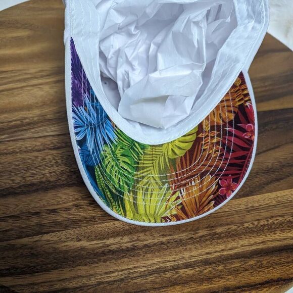 Bacardi Pride Liquor Alcohol White Adjustable Baseball Hat Cap Made in USA - Picture 5 of 7